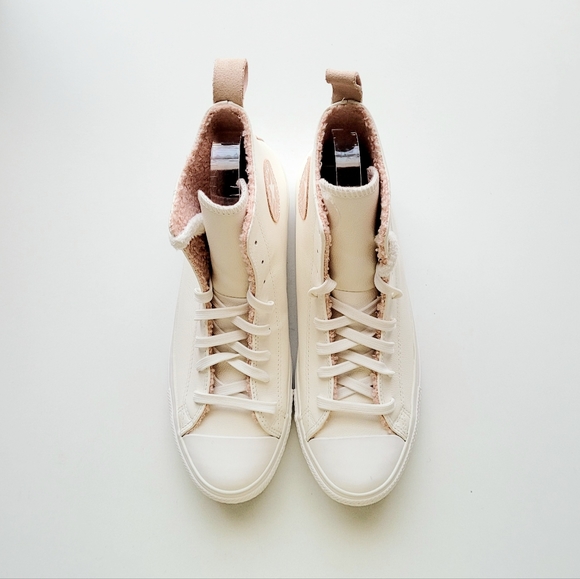 Converse CTAS Hi "Perfect is Not Perfect" Vintage White Rust Pink Women's 10.5 - Picture 3 of 6